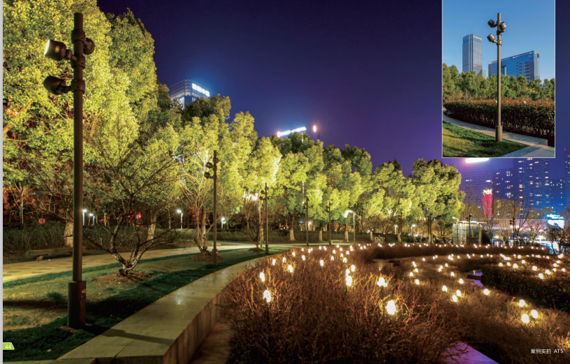 三亞商業(yè)綠化智慧路燈