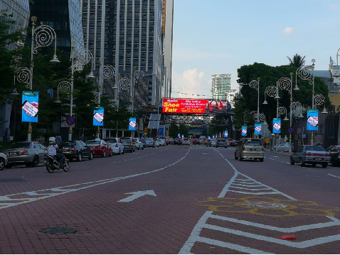 馬來西亞吉隆波智慧燈桿屏