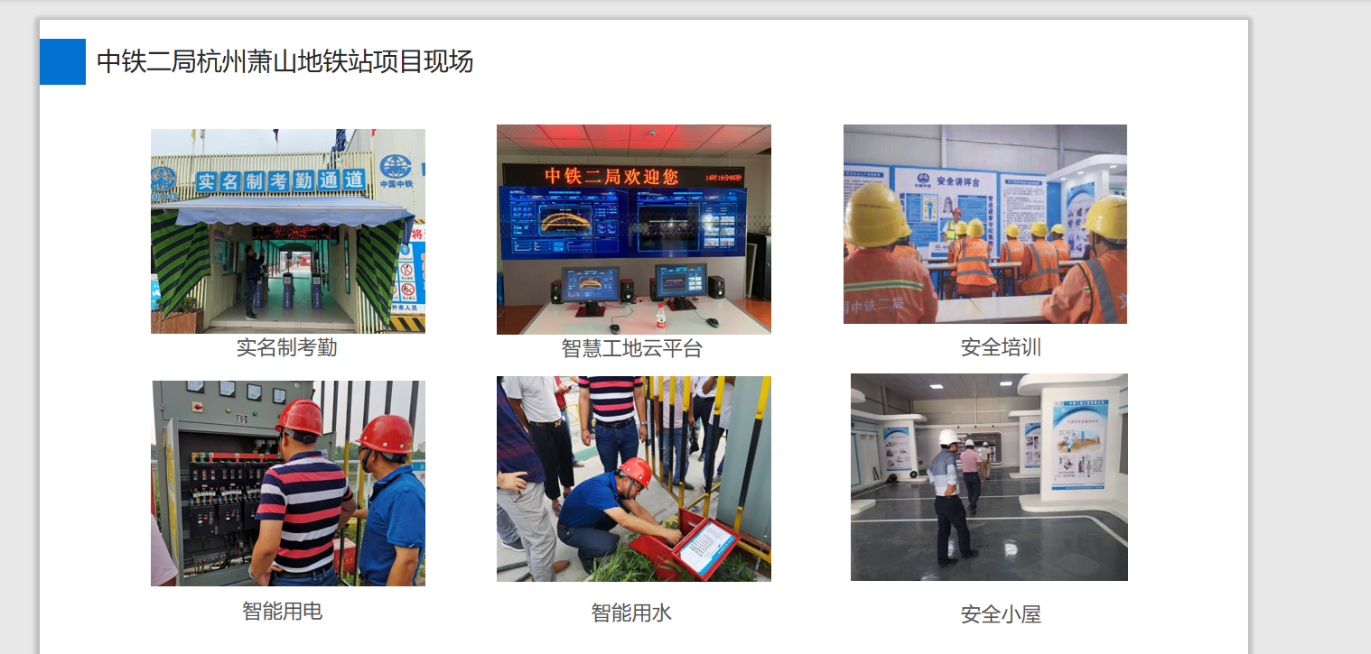 中鐵二局智慧工地